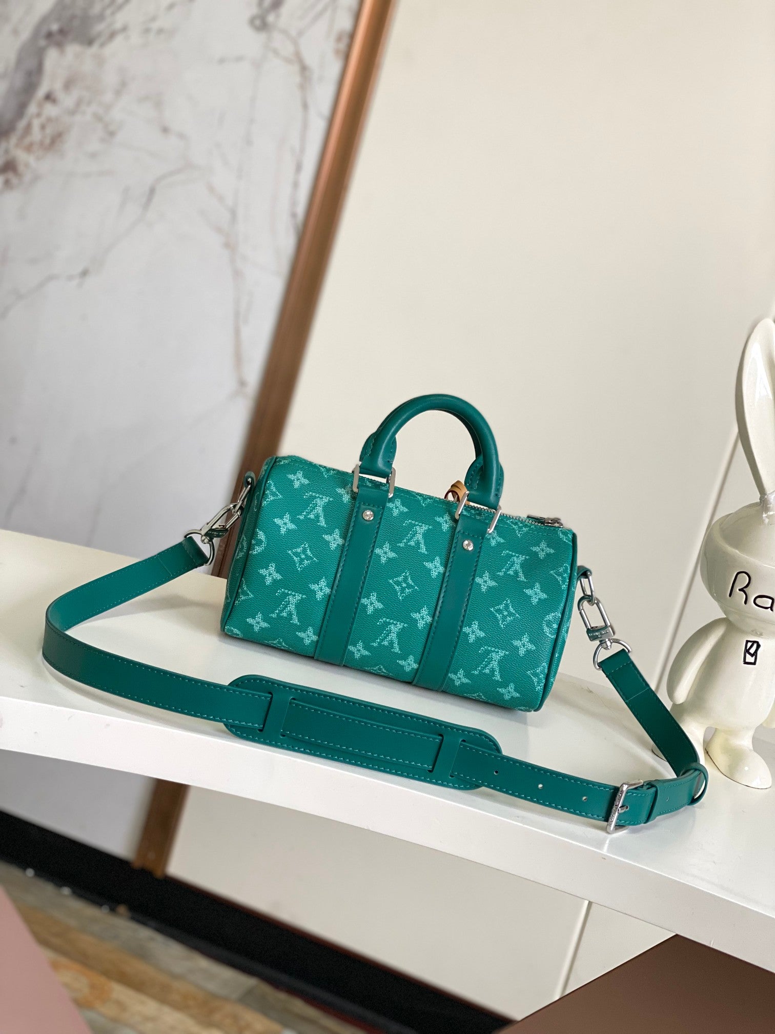 Louis Vuitton x Tyler, The Creator Keepall Bandoulière 25 Green Monogram Craggy
