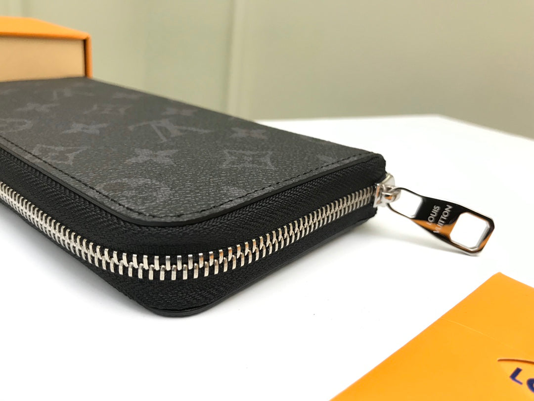 Louis Vuitton Zippy Wallet Vertical - Monogram Eclipse Canvas