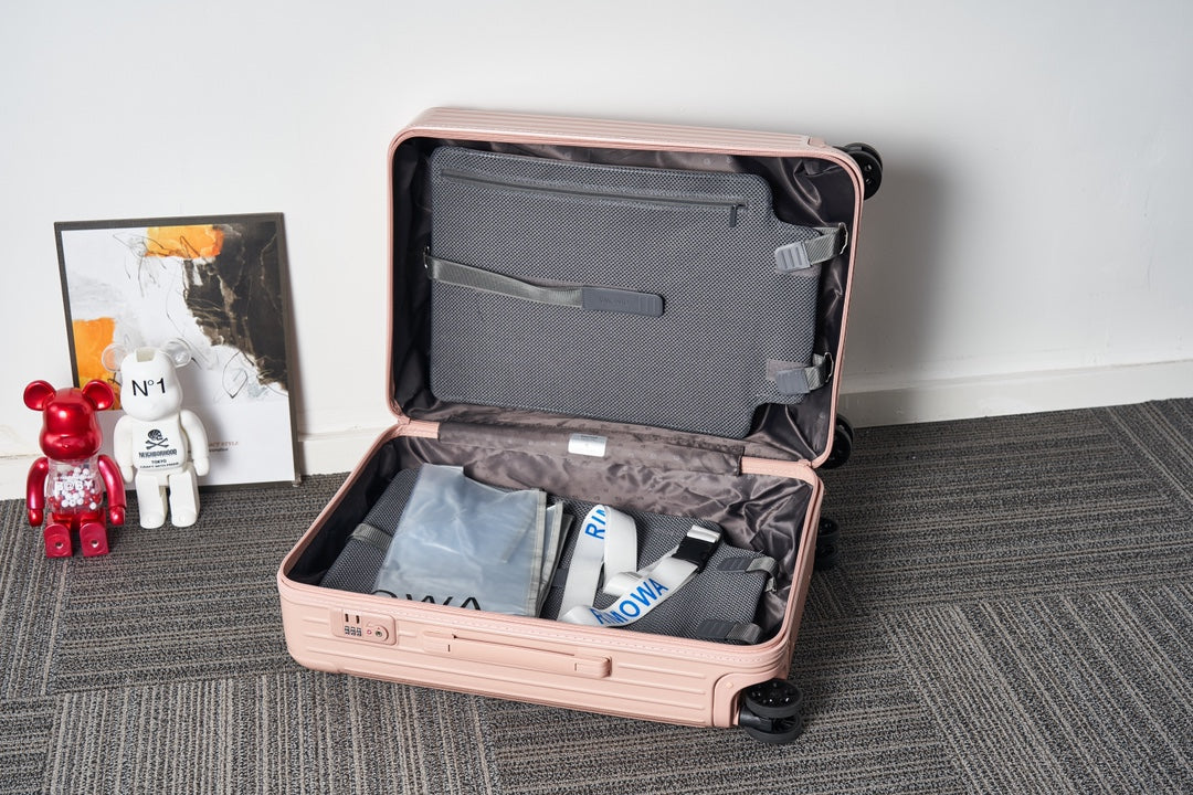 Pastel Pink Hardshell Spinner Luggage 3-Piece Travel Suitcase Set