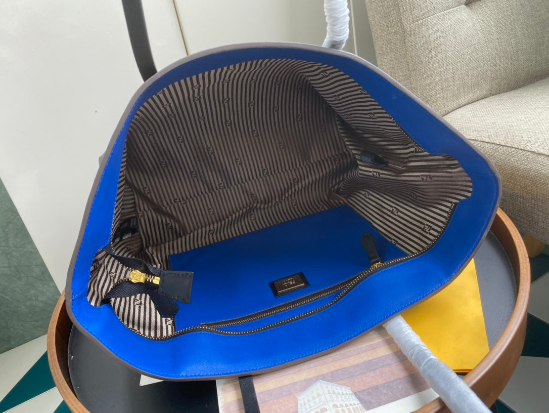 Fendi Zucca Monogram Canvas Tote Bag