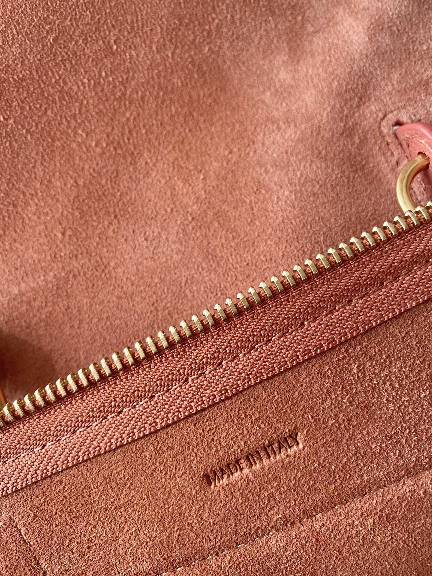 Celine Belt Bag Coral Grained Calfskin Nano Top Handle Bag