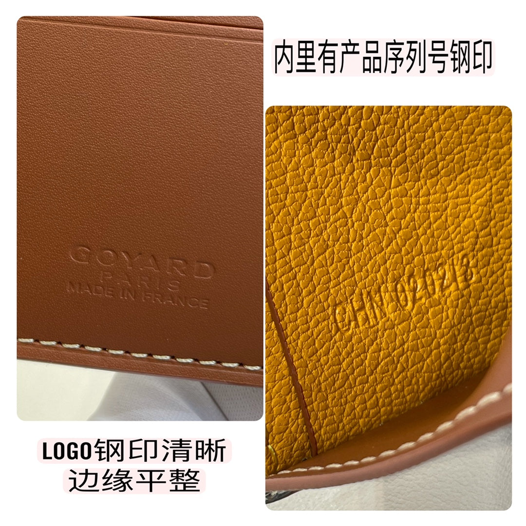Gogy Luxury Chevron Pattern Bifold Wallet for Men with Gift Box