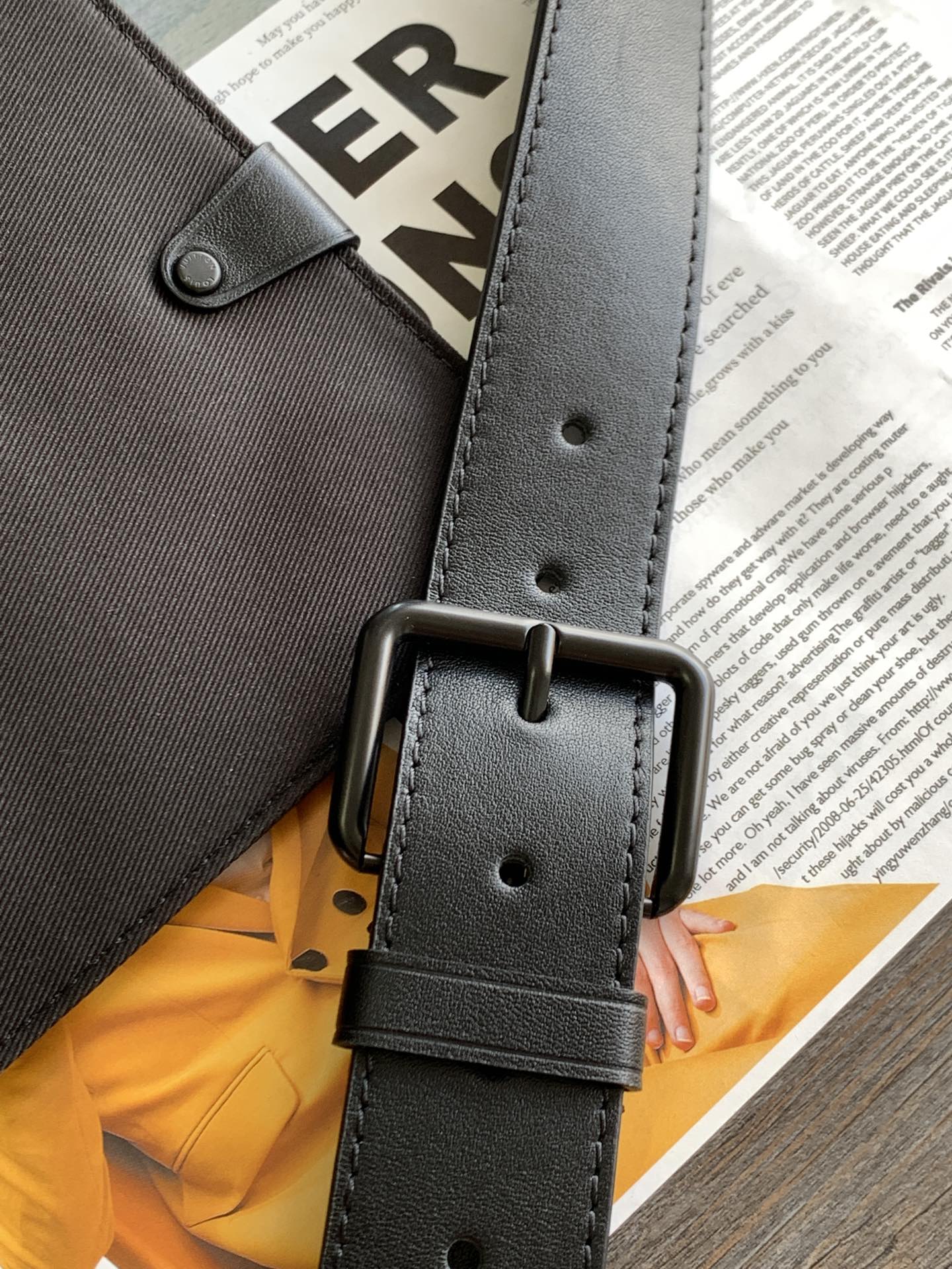 Louis Vuitton Black Monogram Pattern Soft Trunk Crossbody Messenger Bag