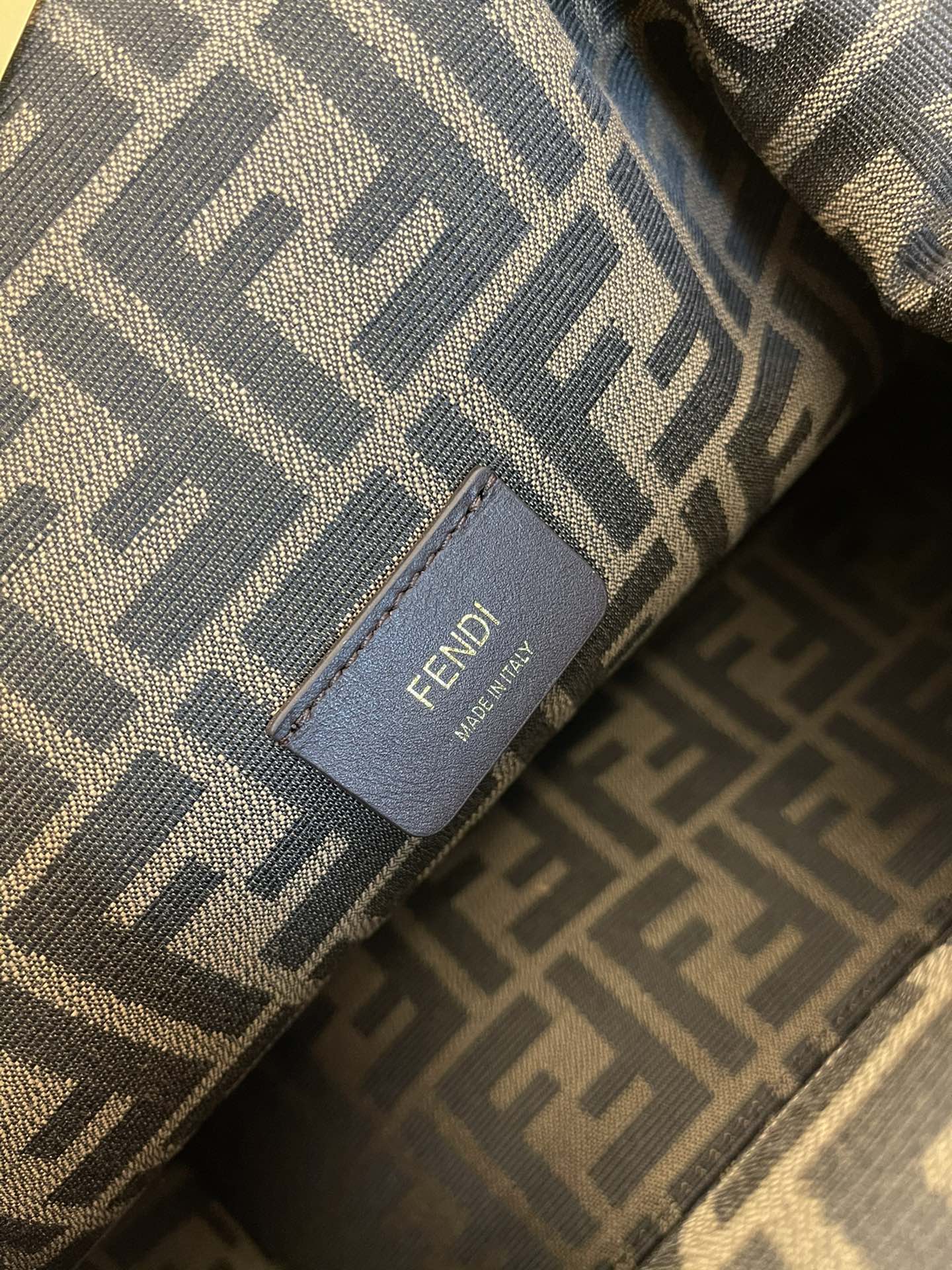 Fendi First Medium Tan Nappa Leather Clutch Bag