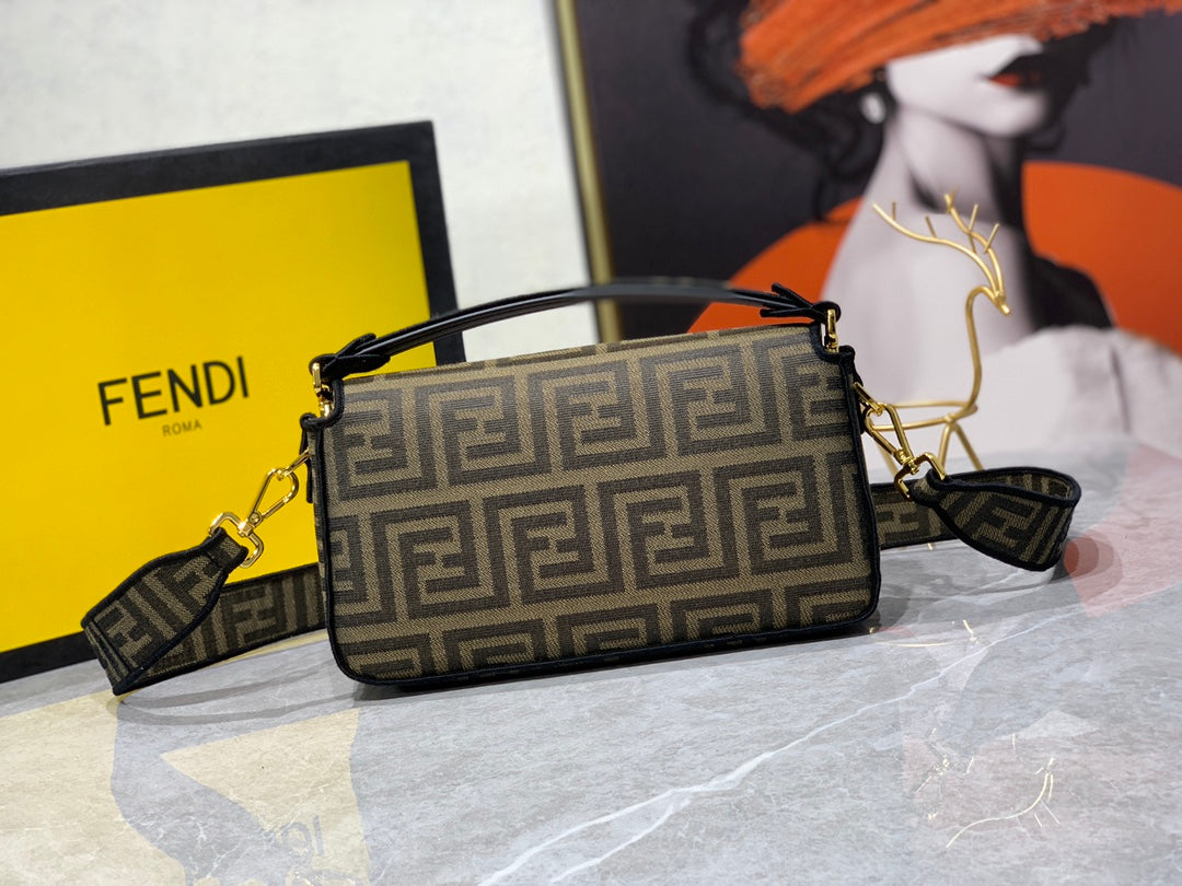 Fendi x Versace Fendace Baguette Bag - FF Monogram with Medusa Hardware