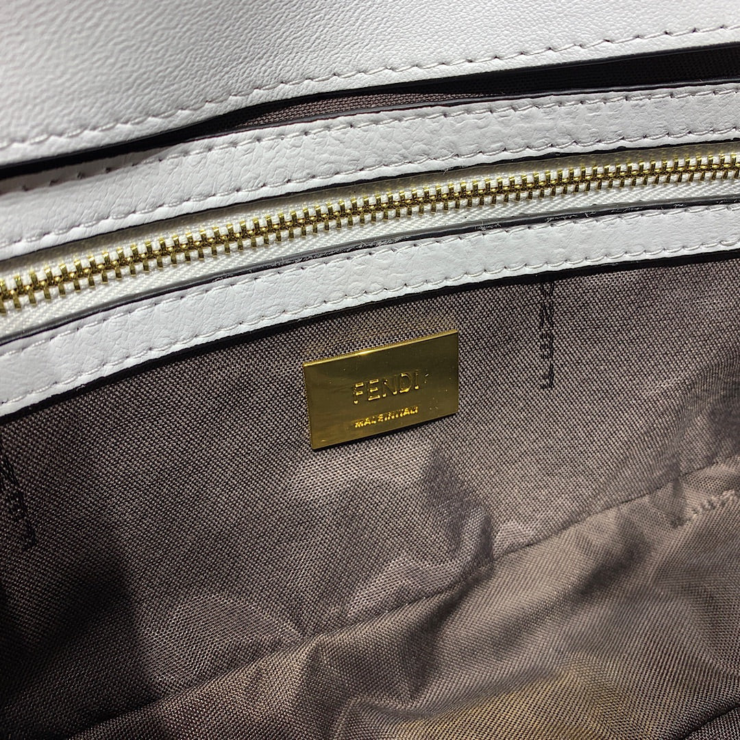 Fendi Baguette FF Embossed Gradient Leather Shoulder Bag