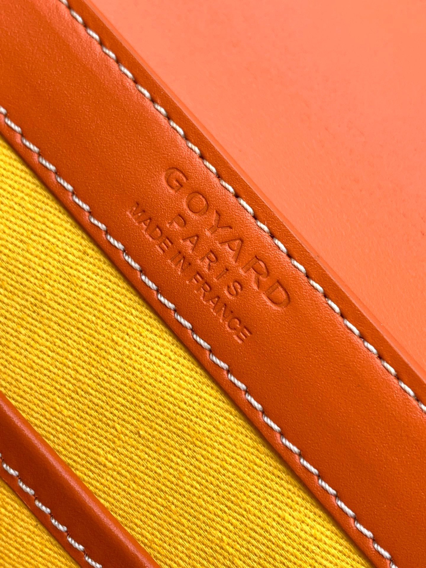 Gogy Orange Chevron Pattern Top Handle Handbag with Wooden Details