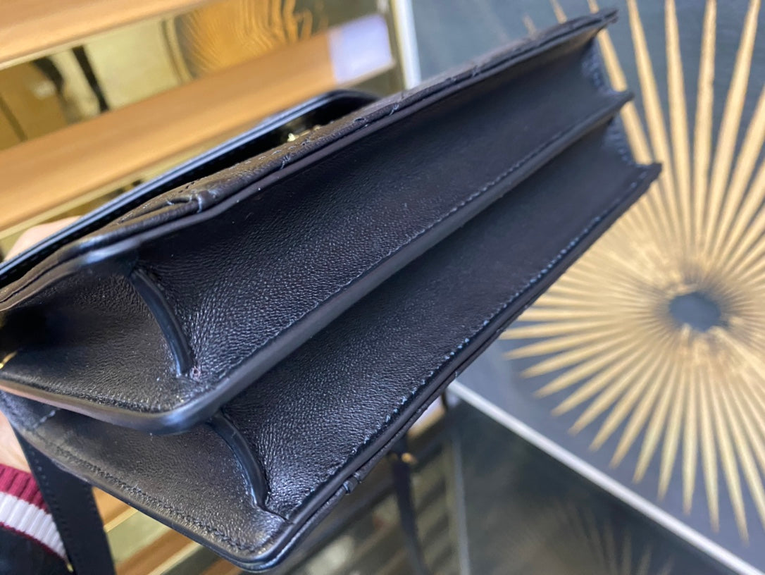 Saint Laurent Gaby Micro Bag in Quilted Lambskin - Black