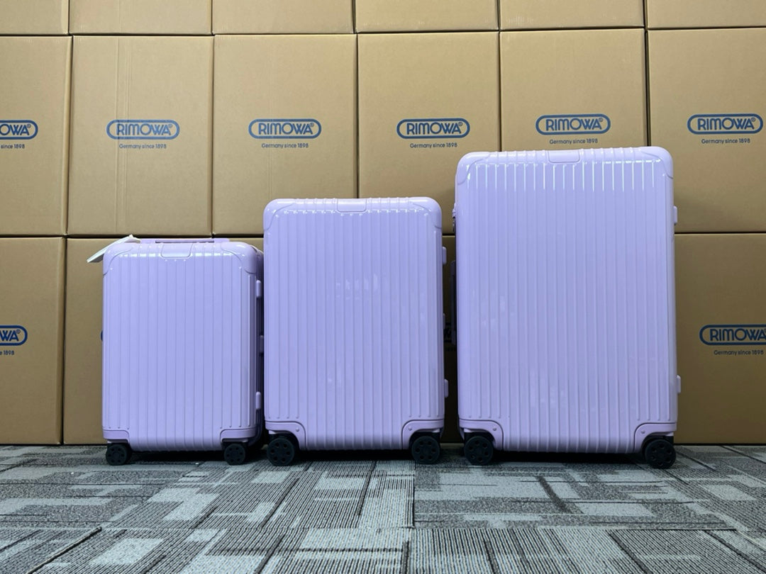 5-Piece Pastel Purple Hardshell Spinner Luggage Suitcase Set