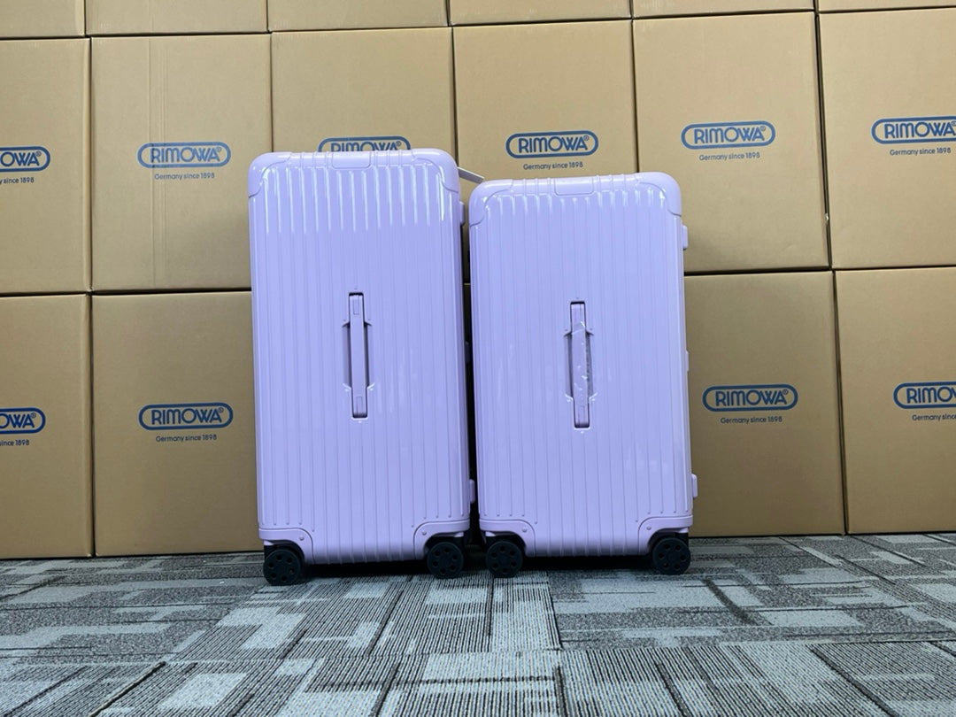 5-Piece Pastel Purple Hardshell Spinner Luggage Suitcase Set