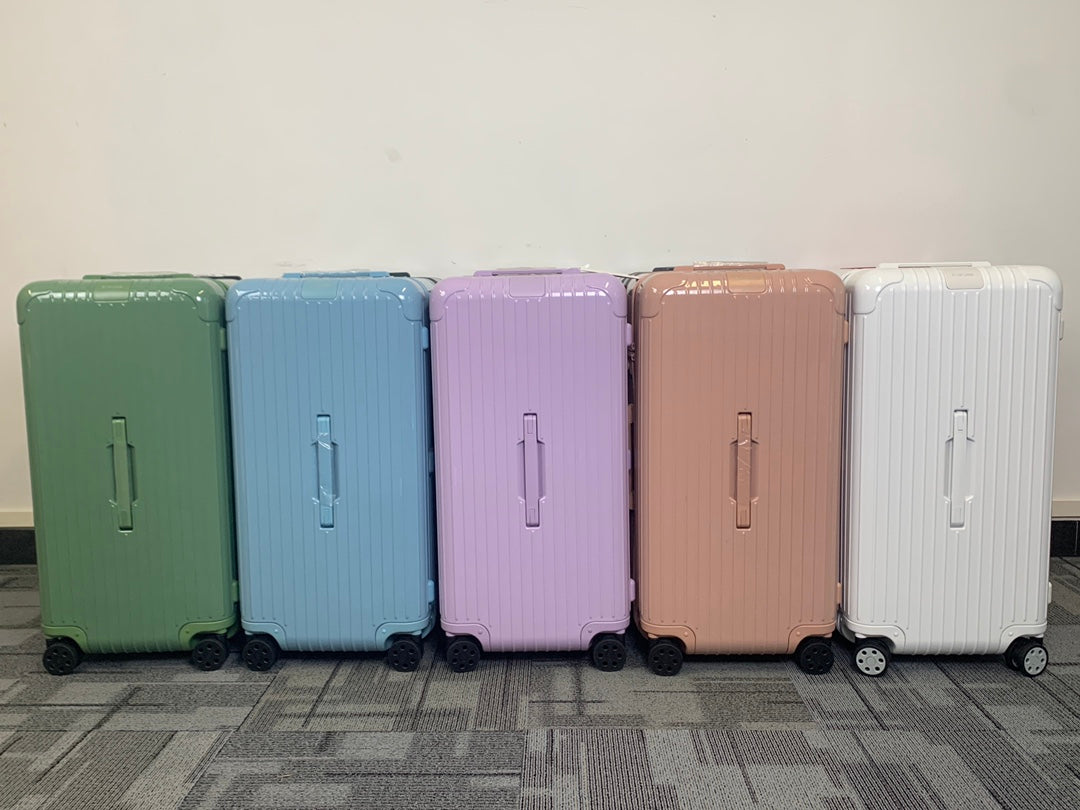 Modern Pastel Hardshell Spinner Suitcase Lightweight Travel Trolley