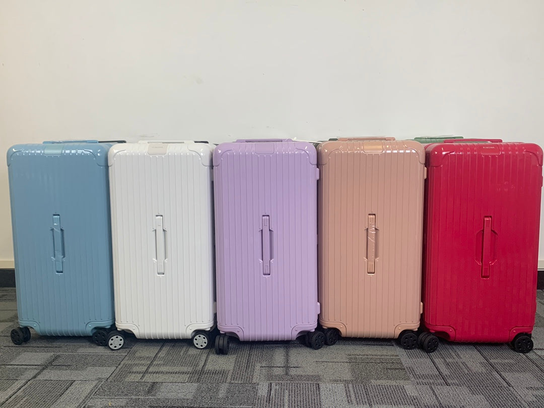 Modern Pastel Hardshell Spinner Suitcase Lightweight Travel Trolley