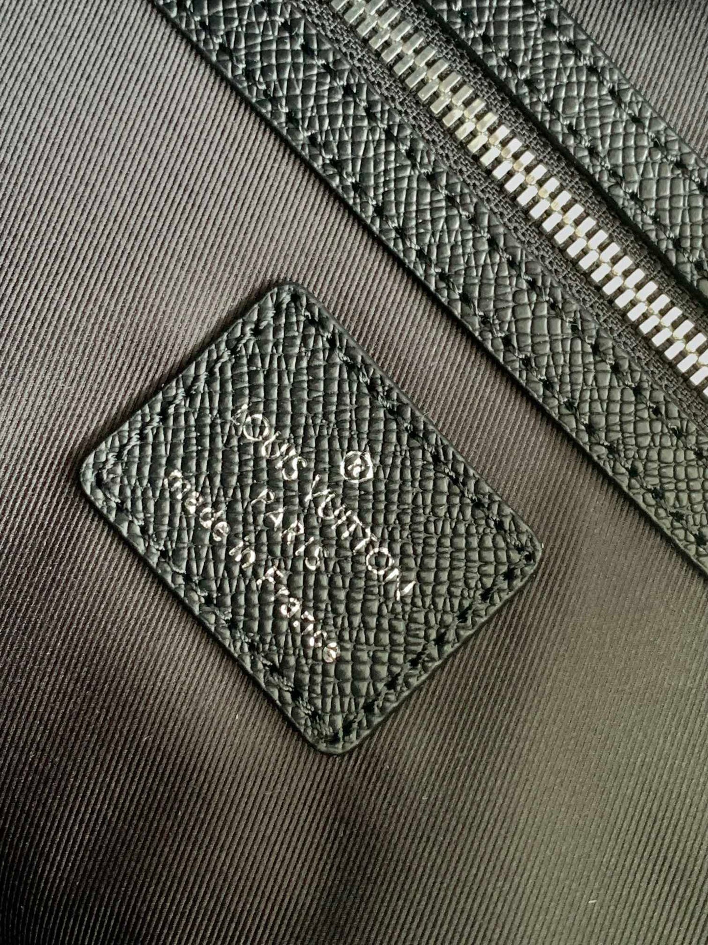 Louis Vuitton Black Monogram Pattern Business Briefcase with Shoulder Strap