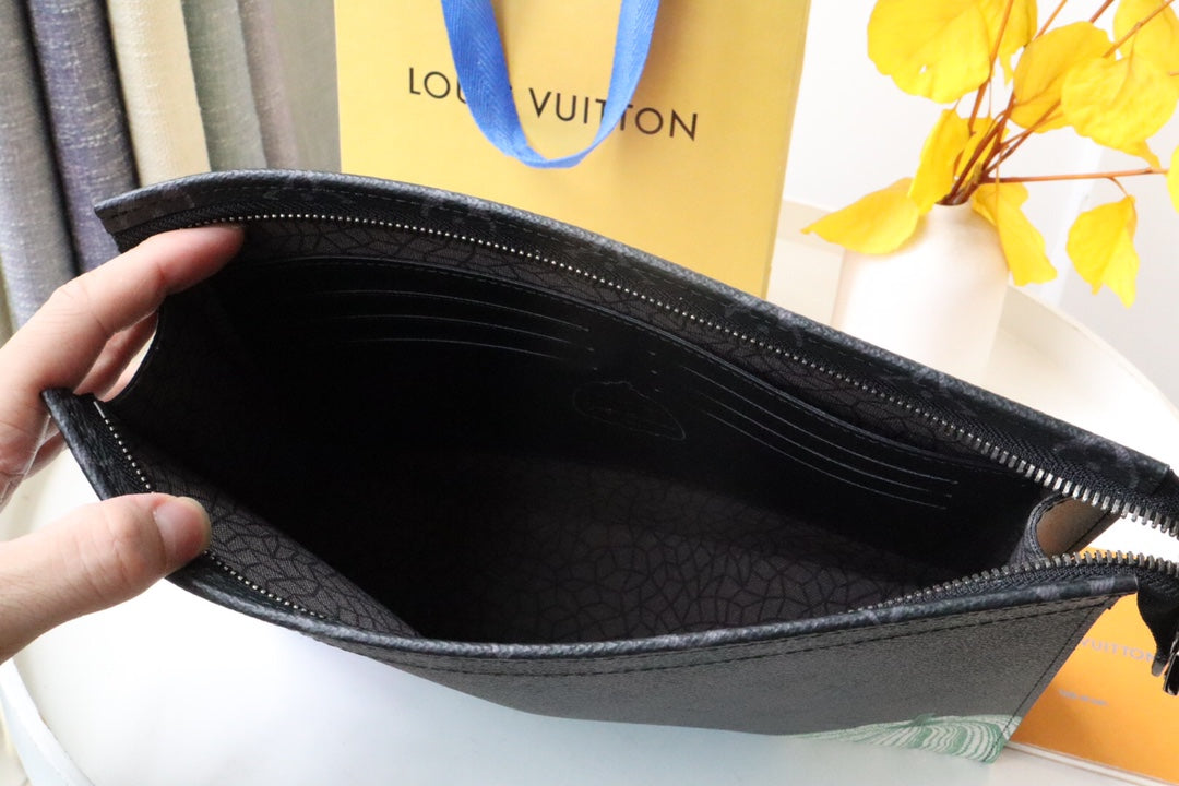 Louis Vuitton Cute Halloween Pumpkin Zippered Document Organizer Bag