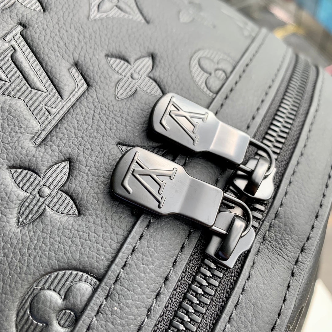 Louis Vuitton Discovery Backpack PM Monogram Shadow Leather - Black