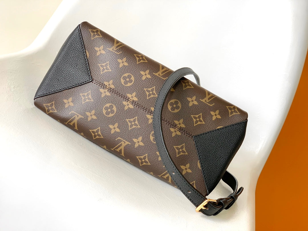 Louis Vuitton Vavin PM Monogram Canvas & Leather Handbag - Brown/Black