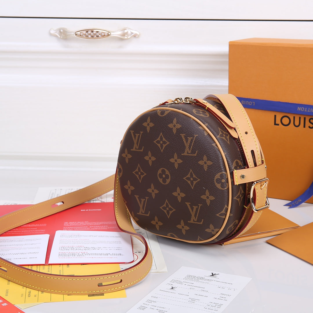 Louis Vuitton Monogram Boite Chapeau Souple MM Crossbody Bag