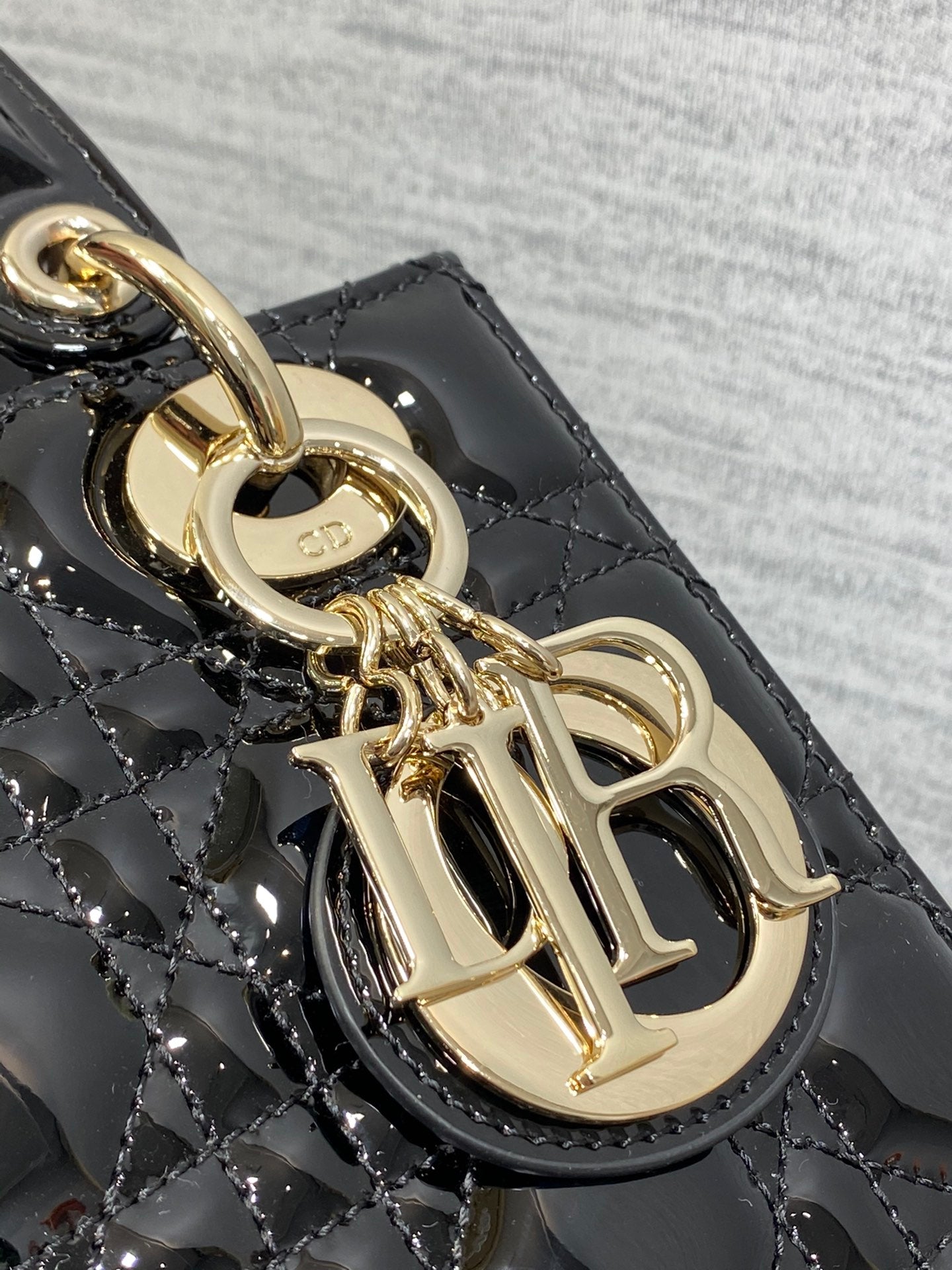 Christian Dior Small Lady Dior My ABCDior Bag - Black Cannage Lambskin
