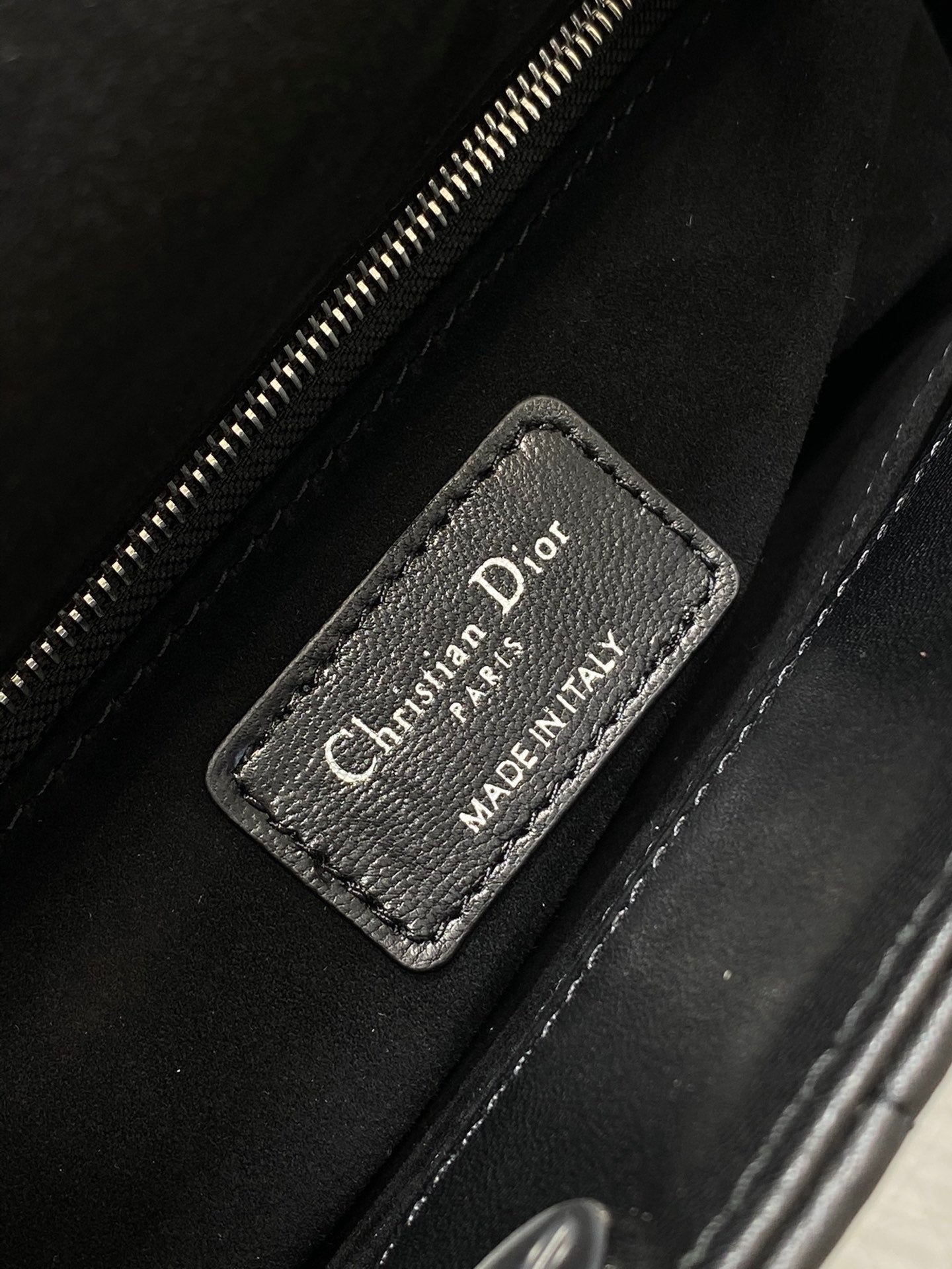 Christian Dior Small Lady My ABCDior Bag Black Cannage Lambskin