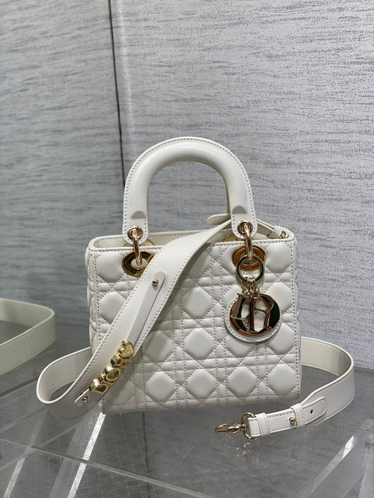 Christian Dior Lady Dior My ABCDior Bag - Latte Cannage Lambskin