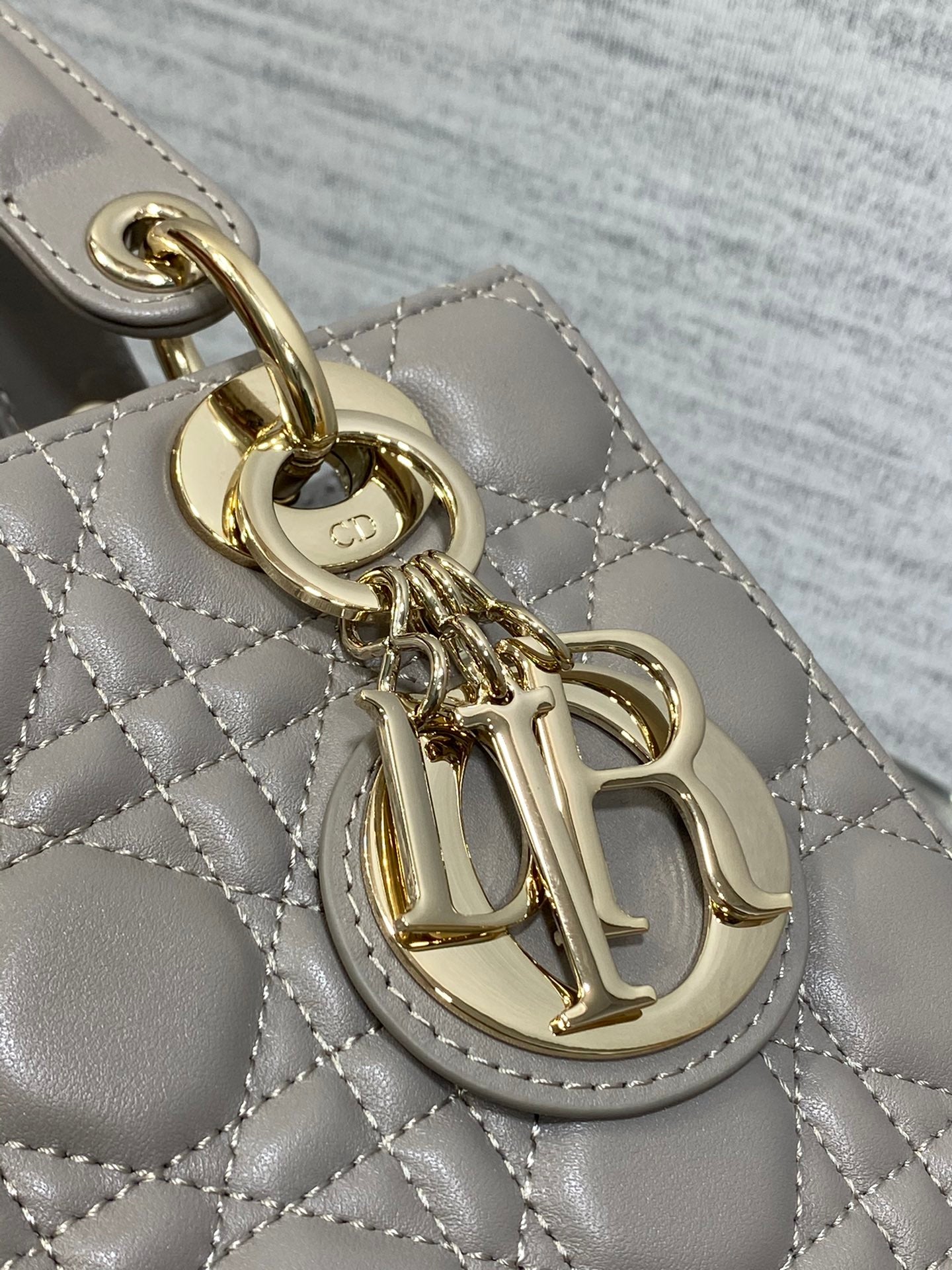 Lady Dior My ABCDior Bag - Grey Cannage Lambskin