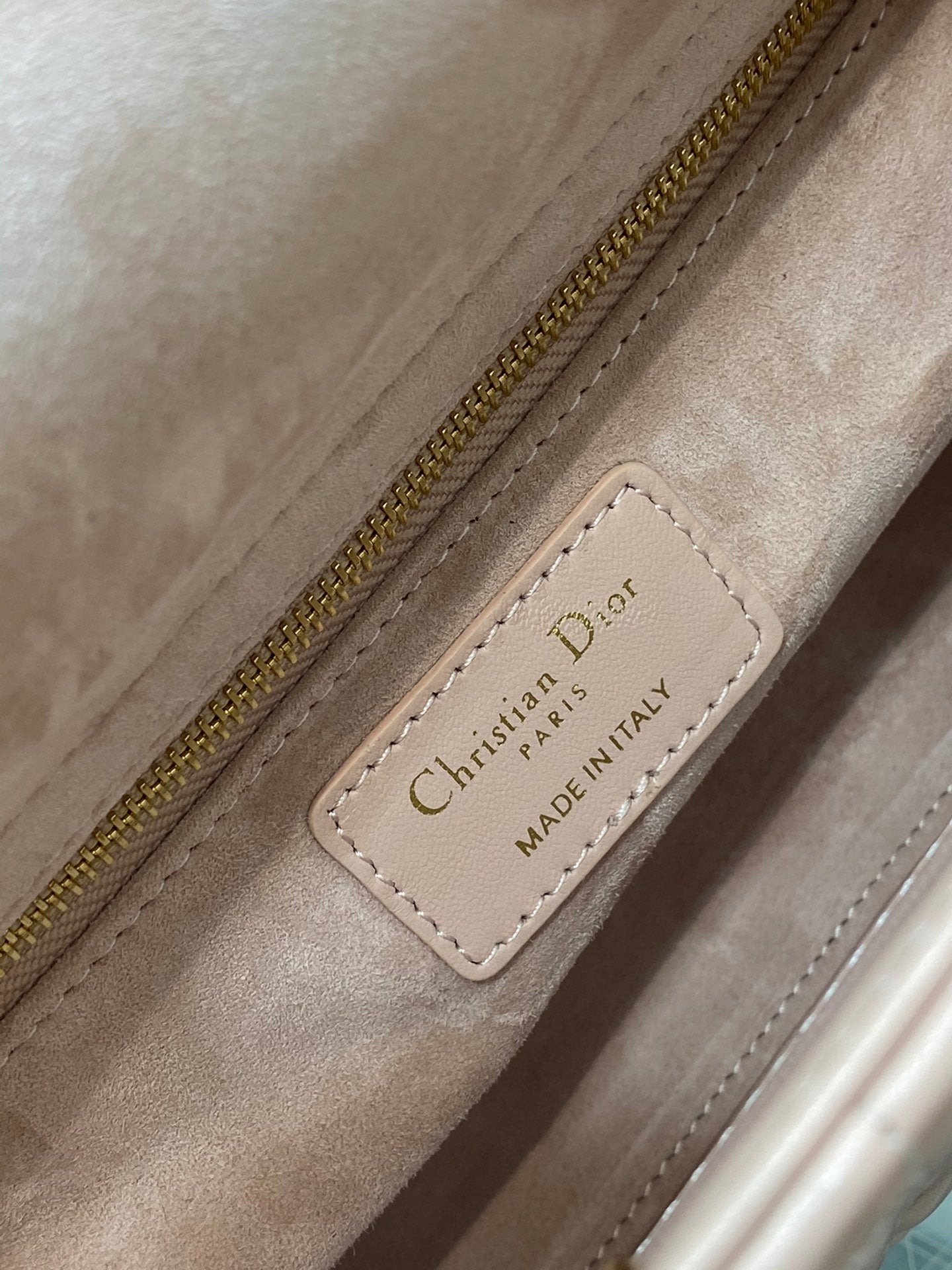 Dior Blush Pink Quilted Leather Top Handle Crossbody Handbag