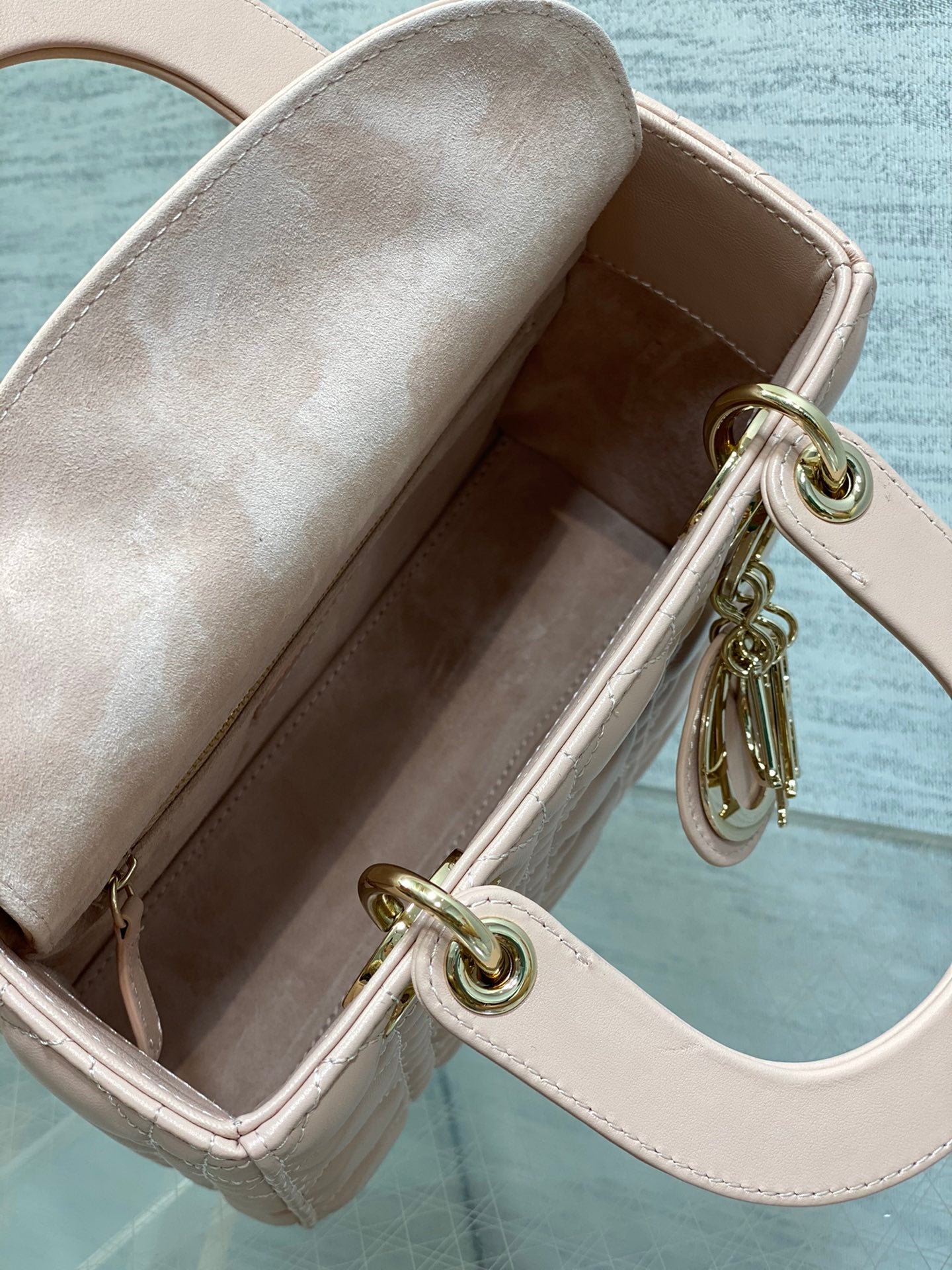 Christian Dior Lady Dior My ABCDior Small Bag - Pink Cannage Lambskin