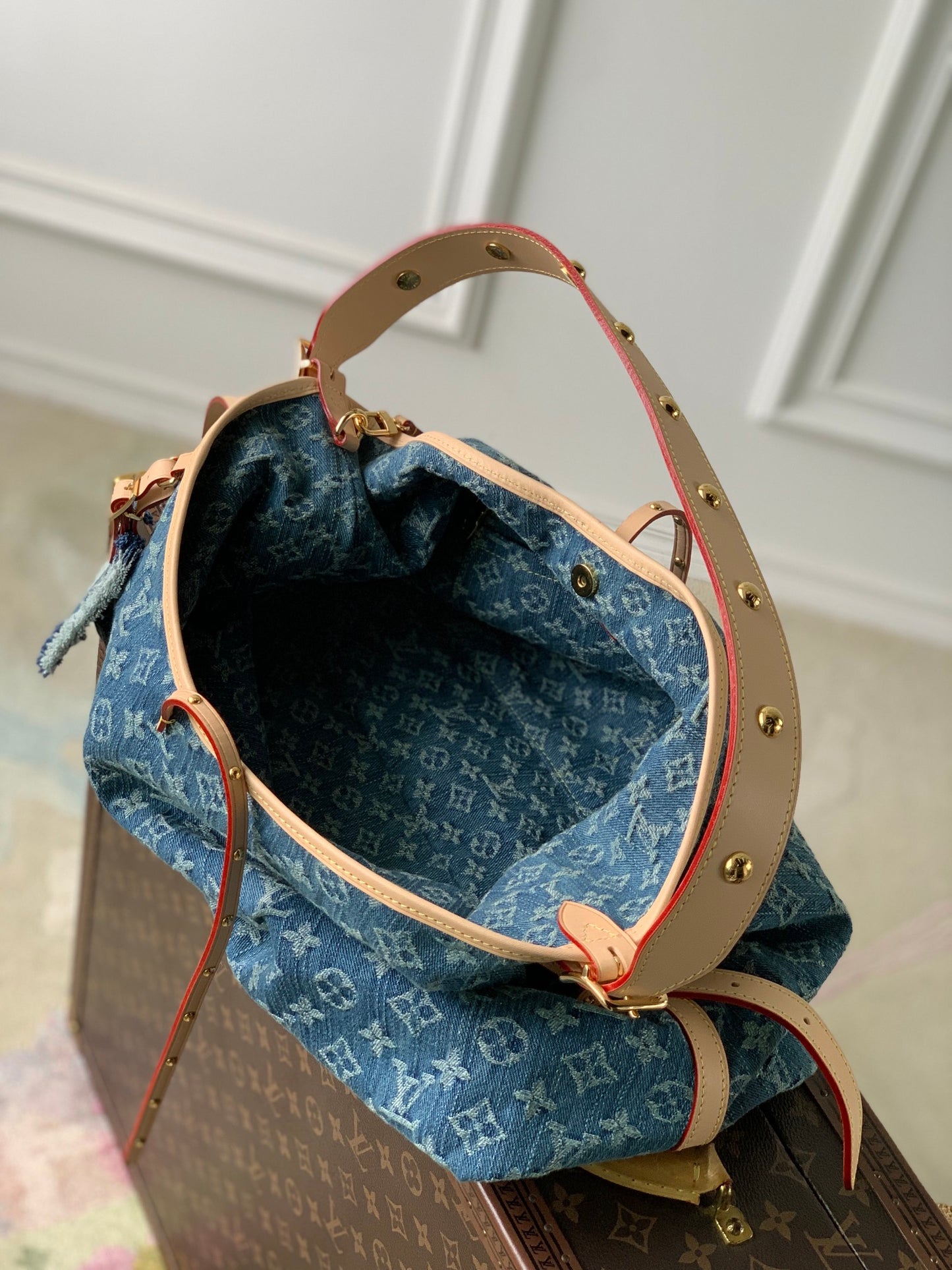 Louis Vuitton Monogram Denim Pleaty Bag Blue - Pre-owned Luxury Handbag