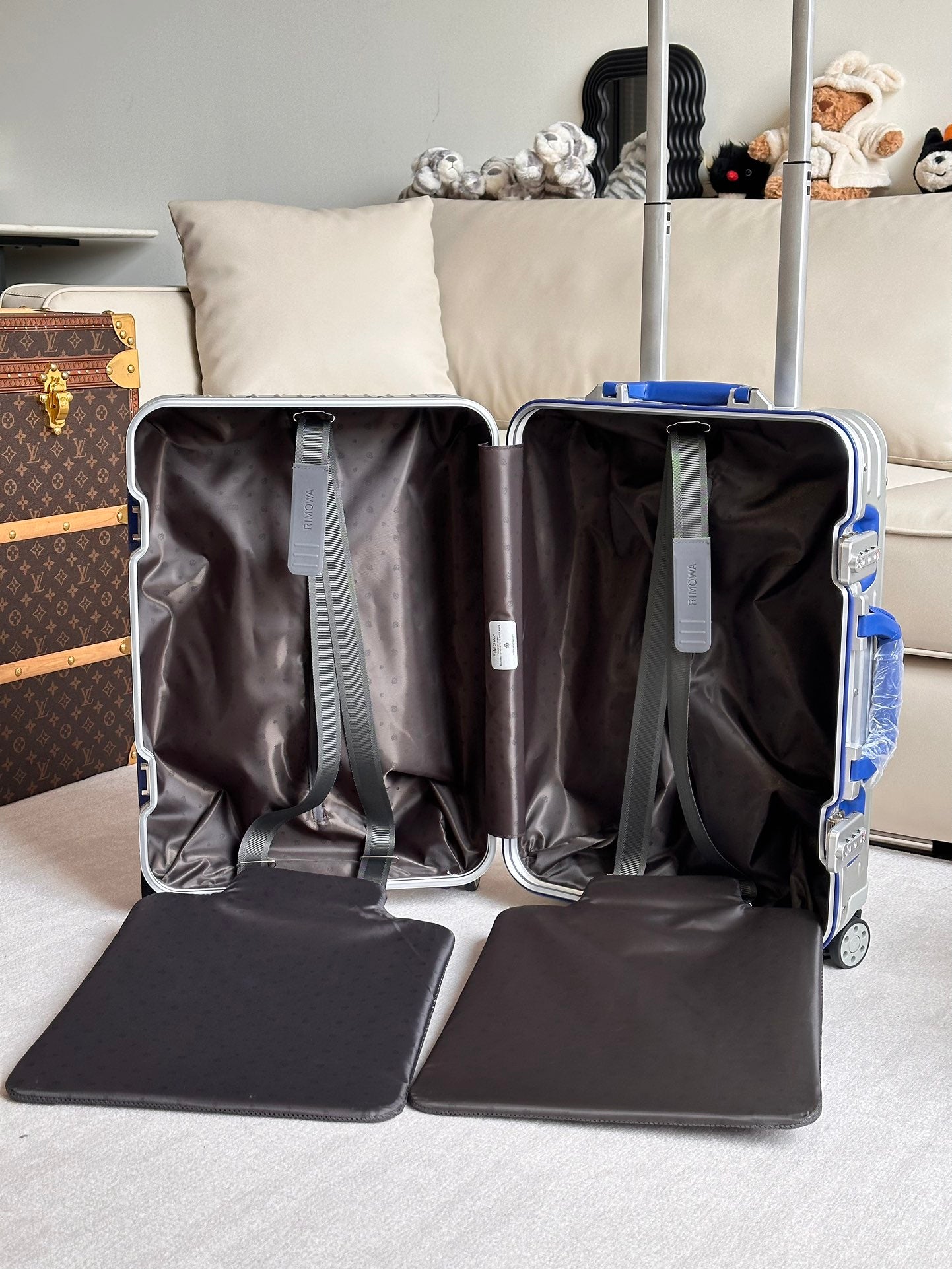 Silver Ribbed Hardside Spinner Carry-On Suitcase with Wheels