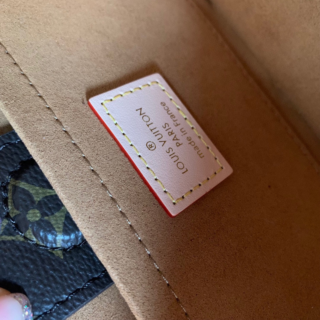 Louis Vuitton Classic Monogram Print Round Crossbody Bag with Top Handle