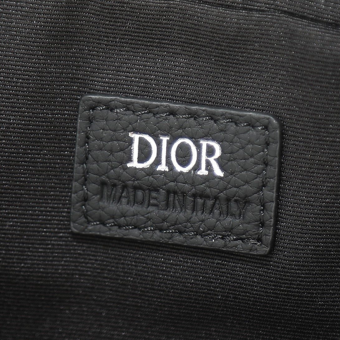Dior Black and White Monogram Jacquard Crossbody Shoulder Bag