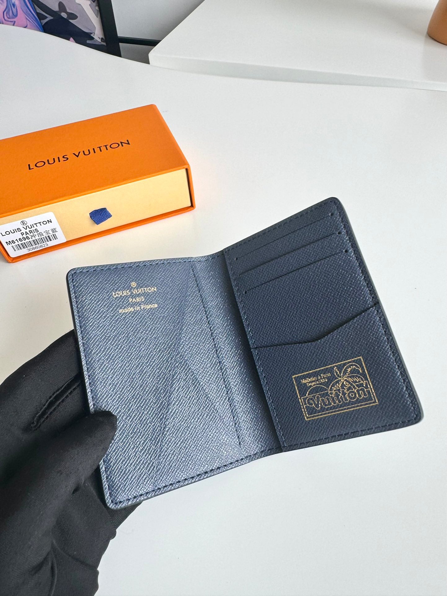Louis Vuitton Tropical Hibiscus and Palm Tree Monogram Passport Holder Case