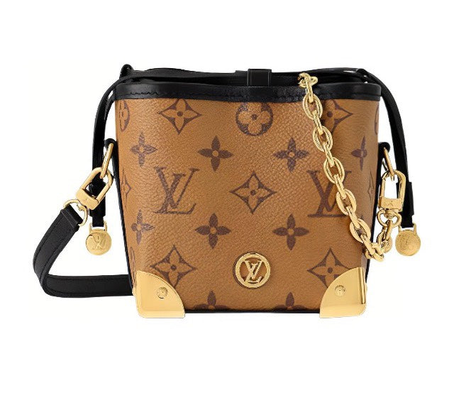 Louis Vuitton Monogram Giant Mini Bucket Bag with Gold-Tone Hardware