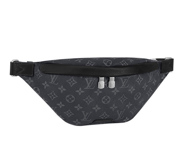 Louis Vuitton Grey Monogram Pattern Canvas Waist Fanny Pack Adjustable Belt Bag