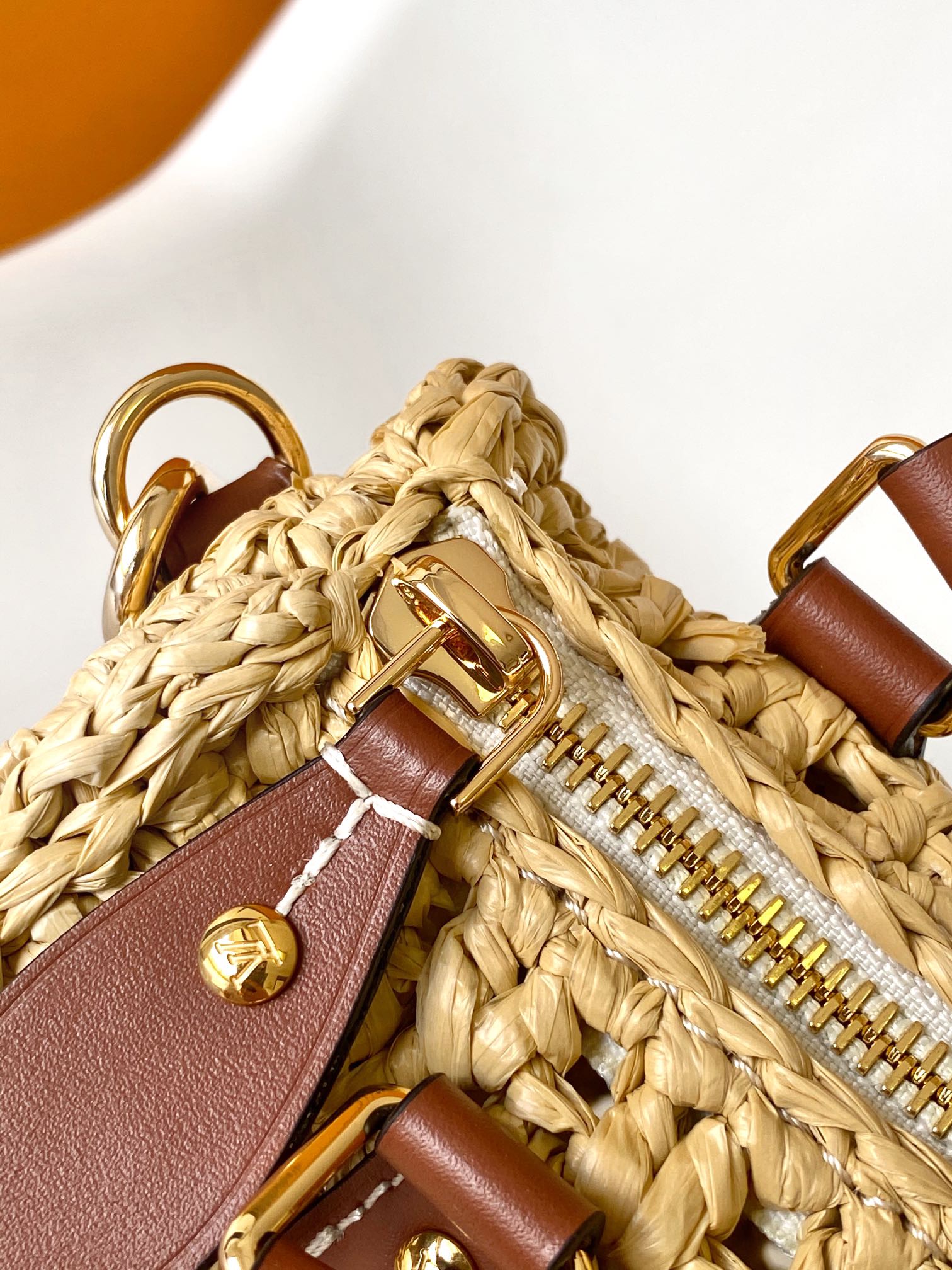 Louis Vuitton Papillon BB Raffia Handbag - Natural &amp; Brown