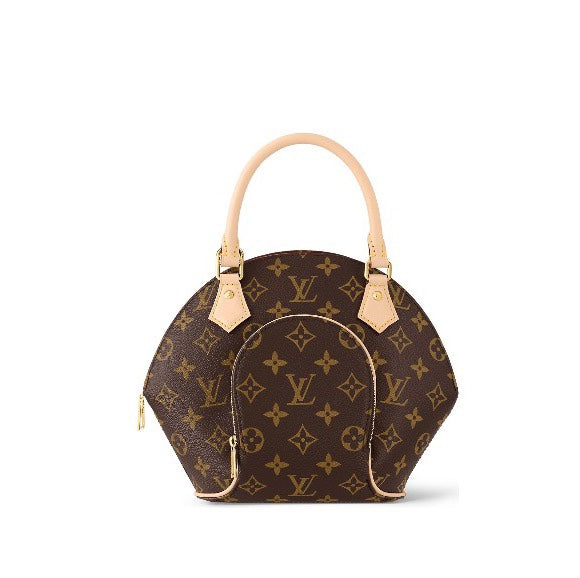 Louis Vuitton Vintage Monogram Canvas Curved Top Handle Dome Handbag