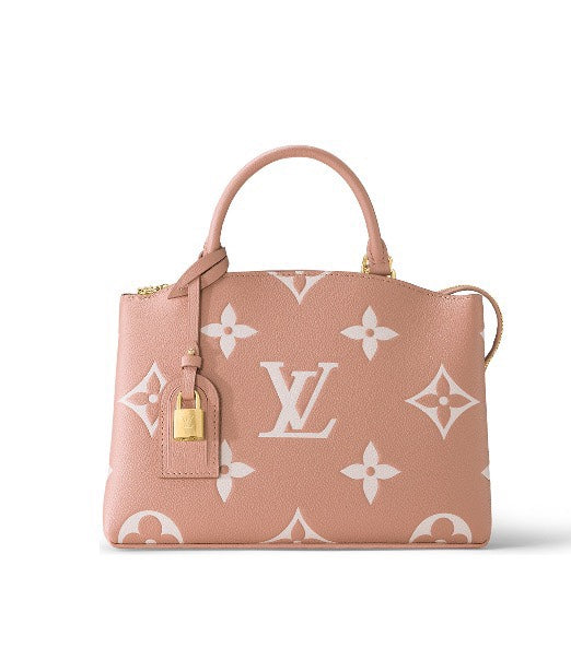 Louis Vuitton Blush Pink Monogram Embossed Leather Top Handle Shoulder Bag