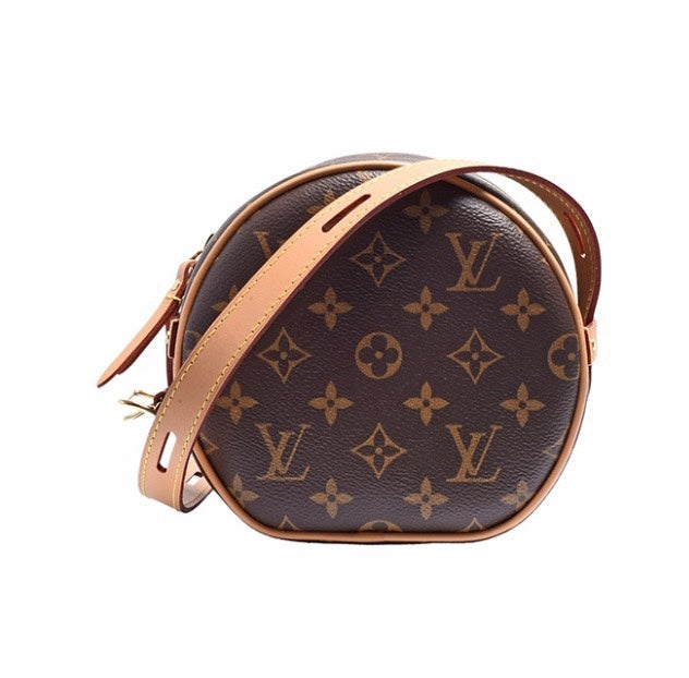 Louis Vuitton Vintage Brown Monogram Round Crossbody Shoulder Bag