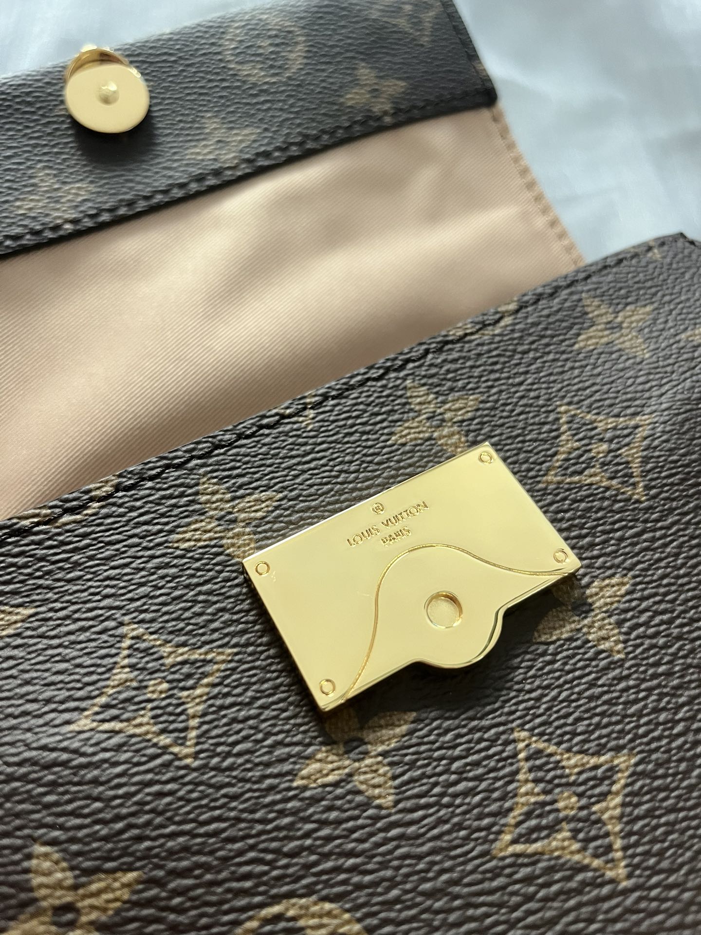 Louis Vuitton Vintage Monogram Canvas Mini Top Handle Bag with Crossbody Strap
