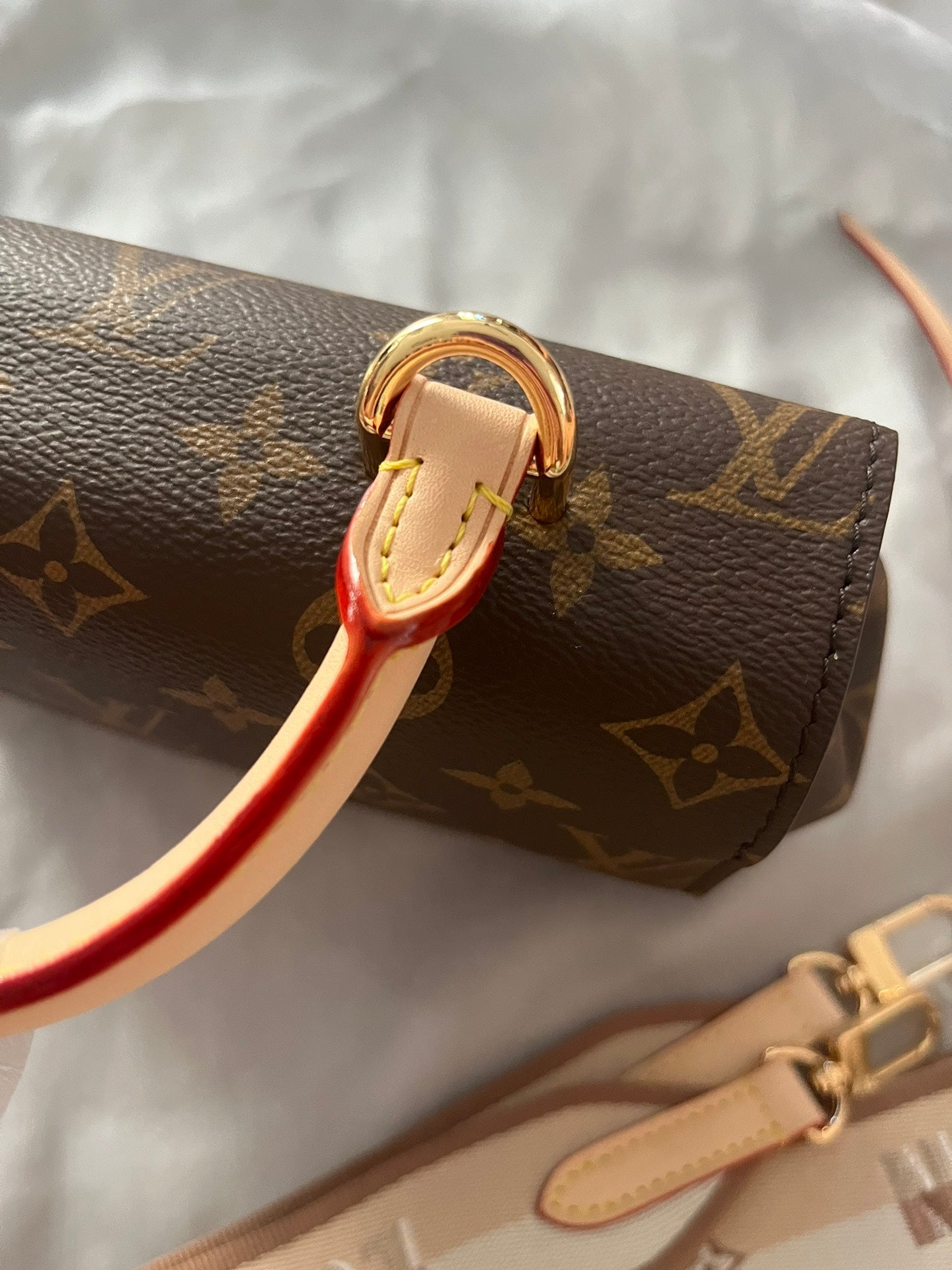 Louis Vuitton Vintage Monogram Canvas Mini Top Handle Bag with Crossbody Strap