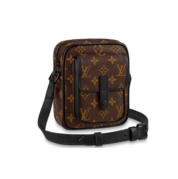Louis Vuitton Classic Brown Monogram Canvas Crossbody Messenger Bag
