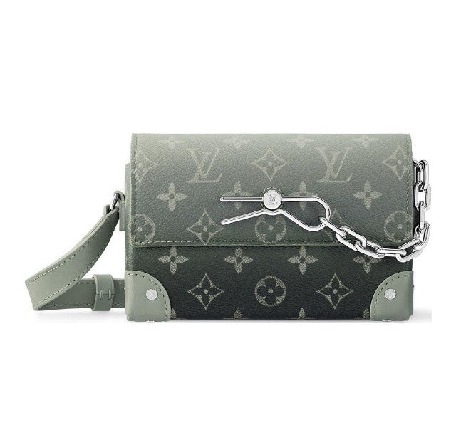 Louis Vuitton Ombre Monogram Structured Crossbody Shoulder Bag with Chain
