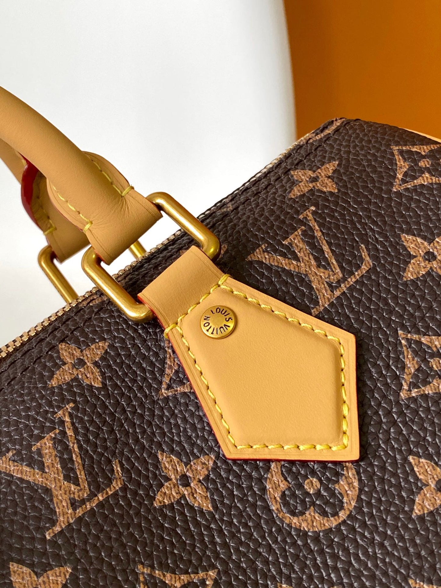 Louis Vuitton Classic Monogram Brown Canvas Crossbody Satchel Handbag