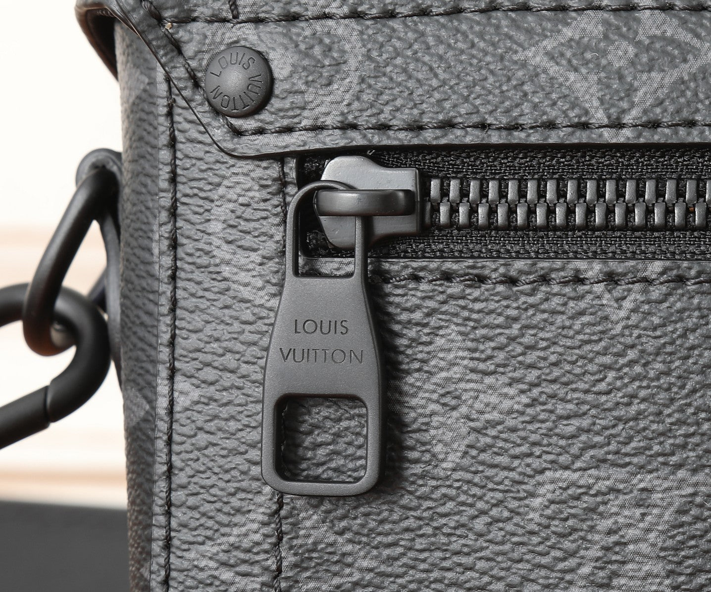 Louis Vuitton Black Monogram Trunk Crossbody Bag with Top Handle