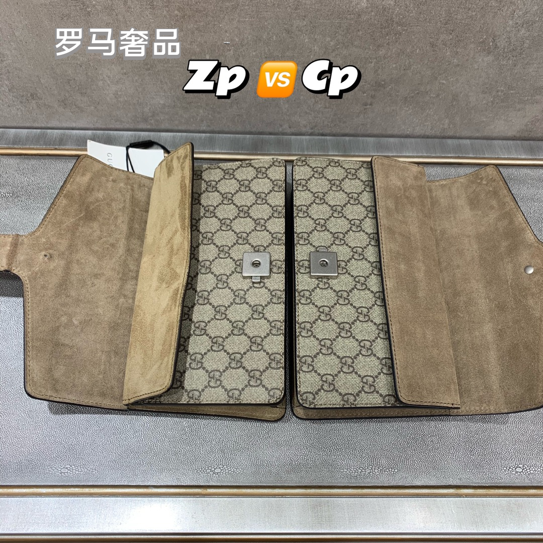 Gucci Monogram Canvas Chain Shoulder Bag with Tiger Head Clasp