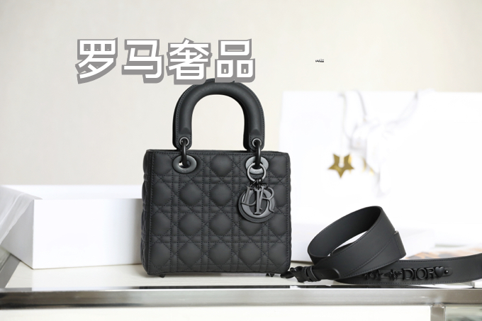 Lady Dior My ABCDIOR Small Handbag in Light Gray Cannage Lambskin