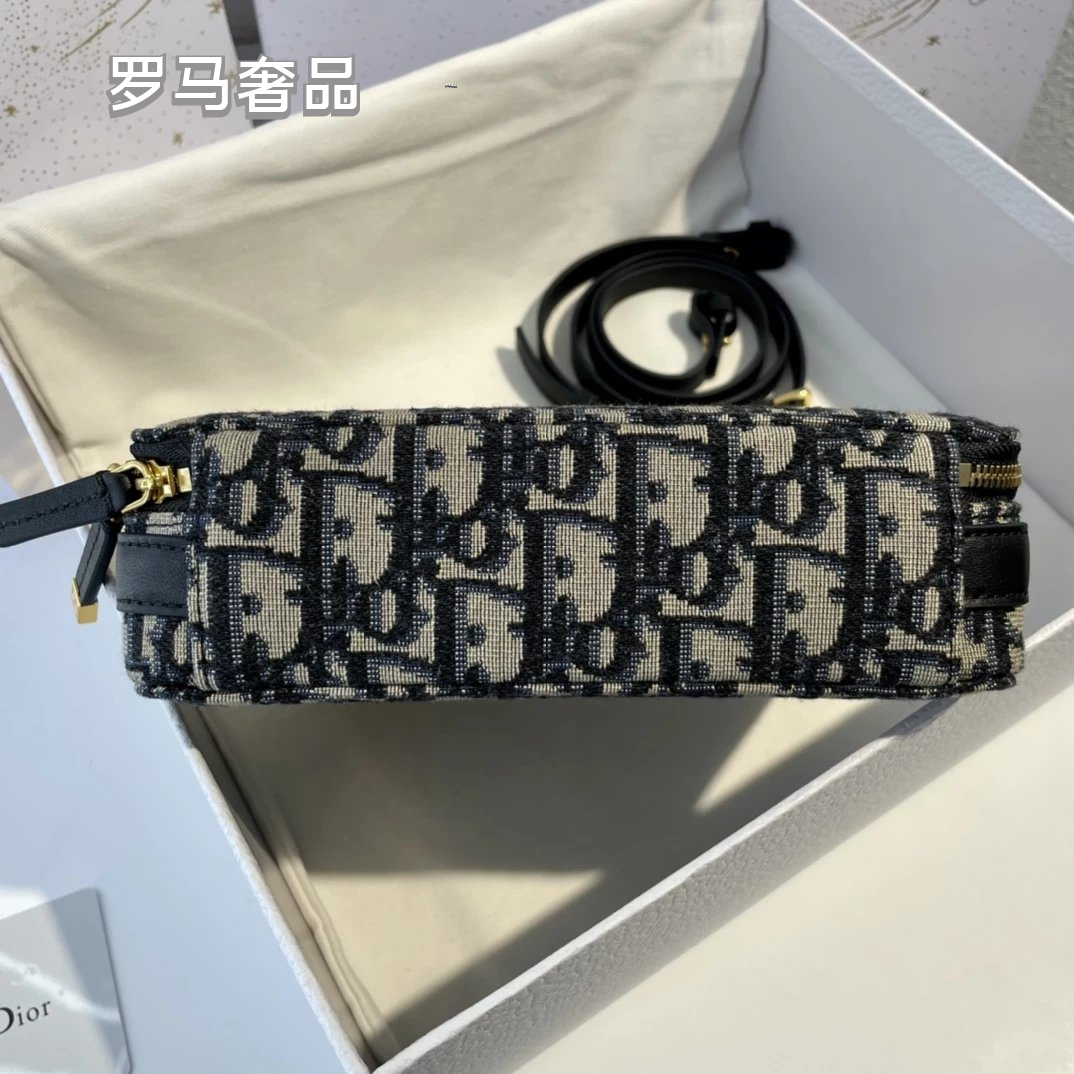 Luxury Quilted Cannage & Oblique Pattern Vanity Case Cosmetic Bag for Women