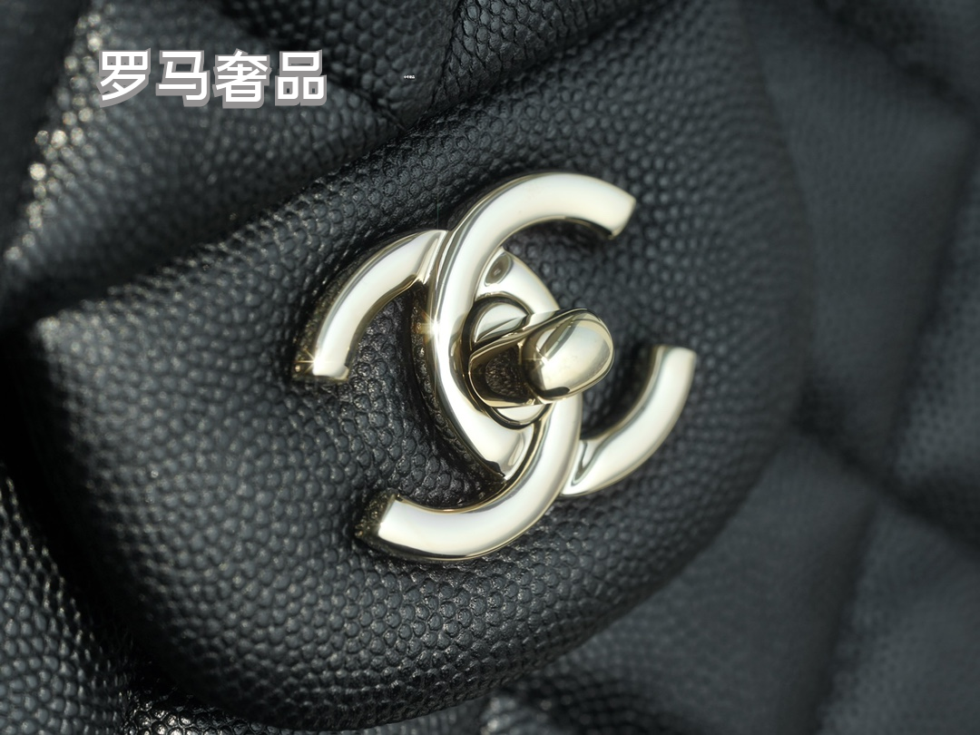 Chanel Classic Jumbo Double Flap Bag - Black Quilted Leather with Silver-Tone Hardware