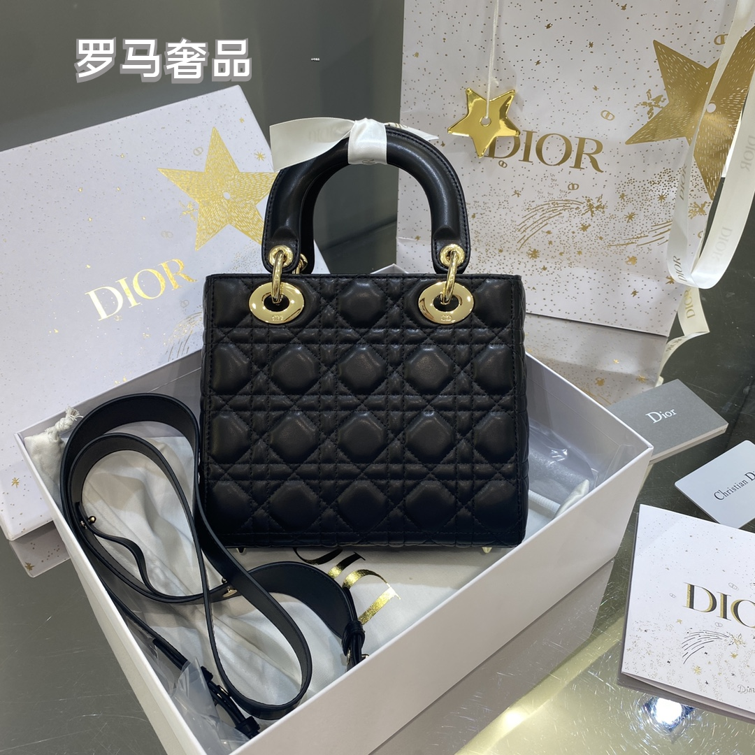 Christian Dior Lady Dior My ABCDior Bag - Beige Cannage Lambskin