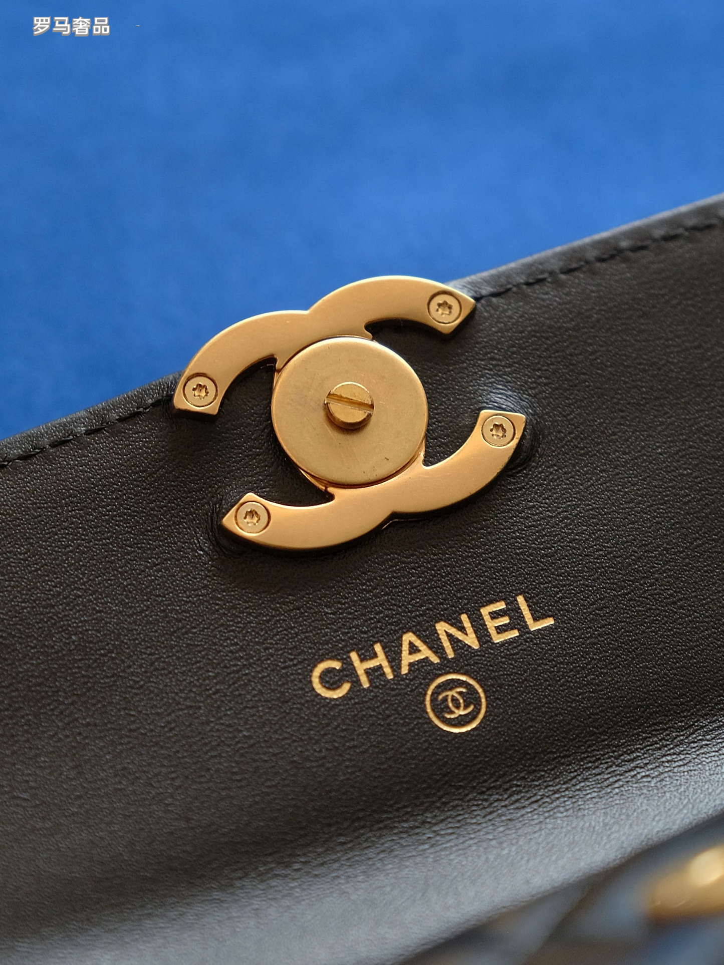 Chanel Mini Flap Bag with Top Handle Black Quilted Leather Gold Hardware